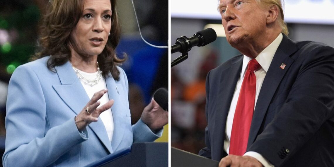 Donald Trump y Kamala Harris