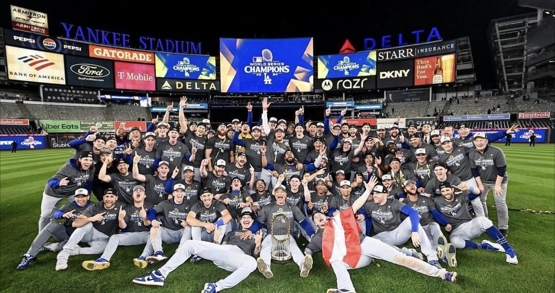 Los Dodgers se coronan campeones de la serie mundial 2024