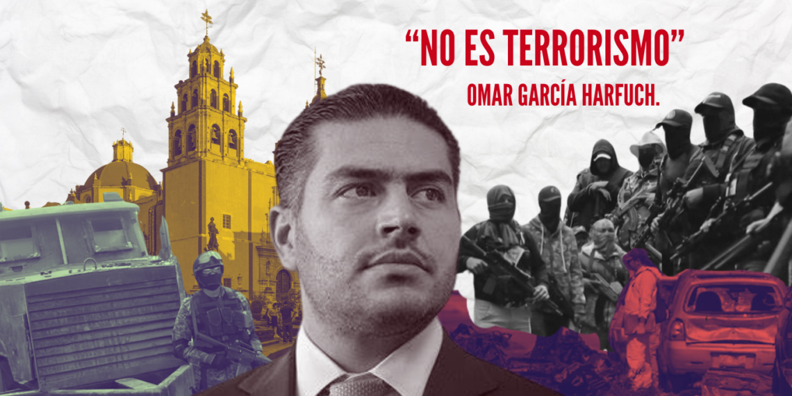 "No es terrorismo" Omar García Harfuch. Foto: Especial.