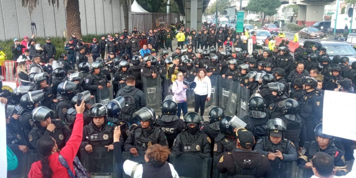 Protesta poder judicial en el Gran Premio