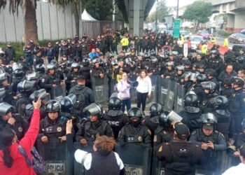 Protesta poder judicial en el Gran Premio