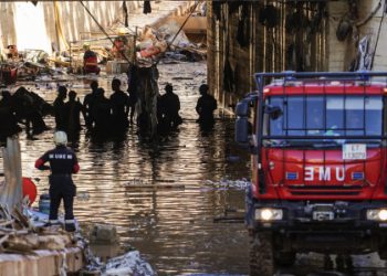 Fenómeno DANA azota España. Foto: AFP/AFP