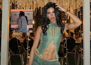 Bárbara de Regil se vuelve blanco de críticas por video realizando ejercicio en un avión