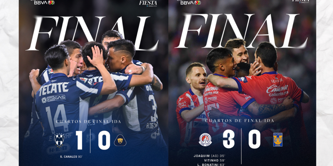 Monterrey aventaja a los Pumas