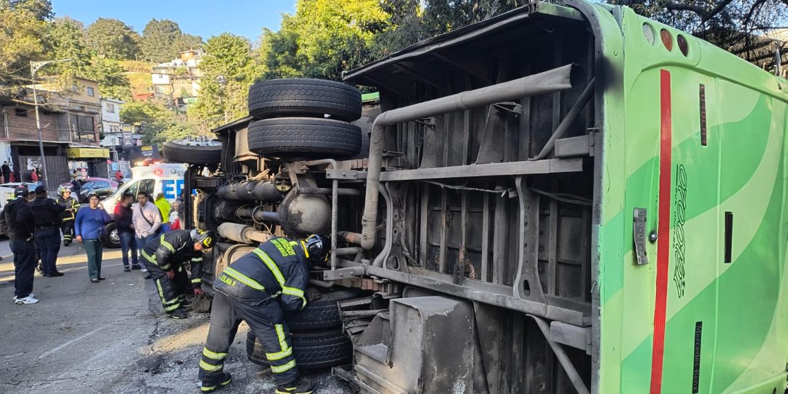 Accidente en la México-Cuernavaca