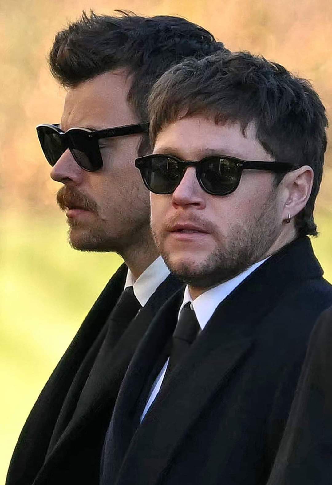 miembros de One Direction en funeral de Liam