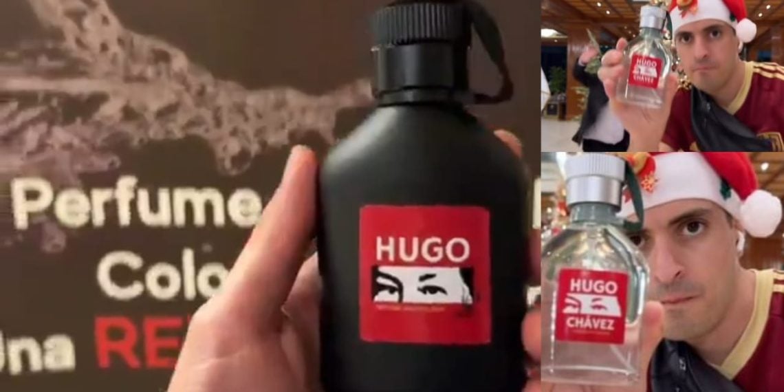 El influencer Michelo presenta el perfume “Hugo Chávez"
