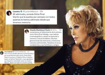 Claudia Sheinbaum, Lucero, Ana Gabriel y otras personalidades se suman a las reacciones de la muerte de Silvia Pinal