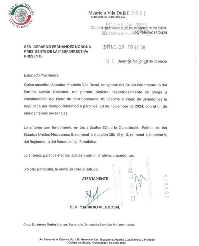 licencia mauricio vila