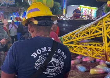 Juego mecánico colapsa en feria de Acapulco
