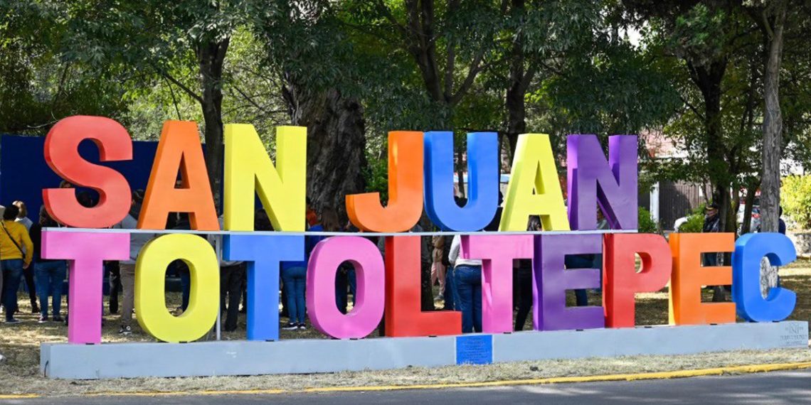 Letras Monumentales en San Juan Totoltepec