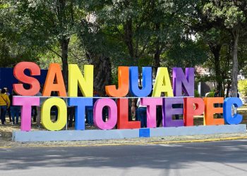 Letras Monumentales en San Juan Totoltepec