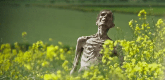 Zoombi con parecido a Cillian Murphy en el tráiler 28 Días Después 