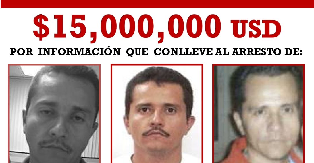 recompensa por El Mencho