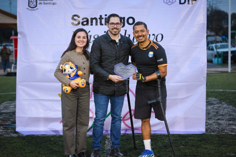 El alcalde de Santiago en el vento deportivo por la inclusión