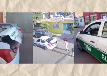 Taxistas rescatan la navidad de mujer en San Luis Potosí