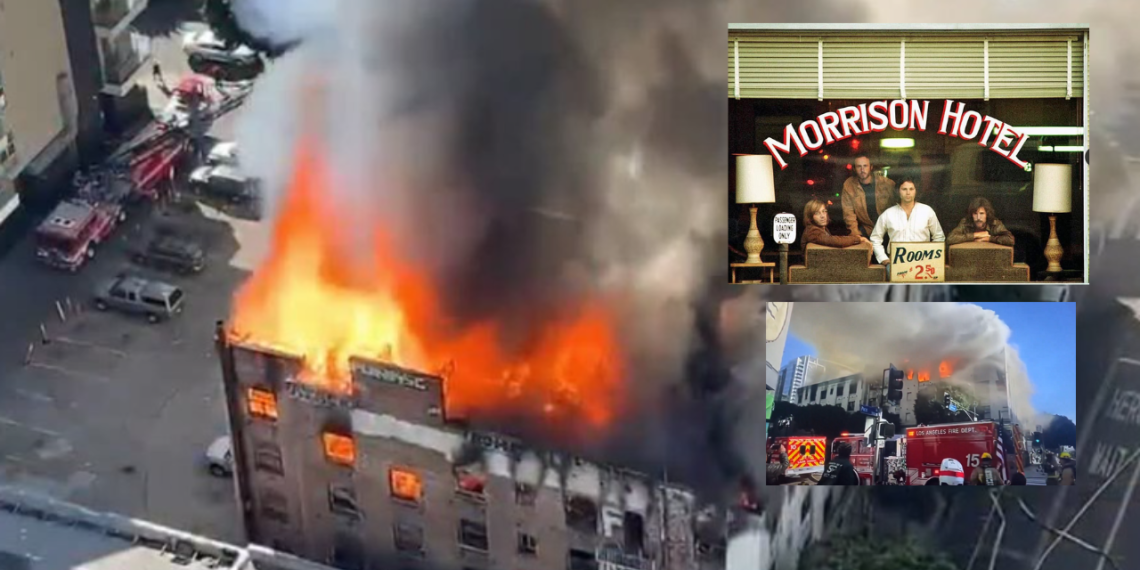 Se reporta incendio en el legendario Morrison Hotel