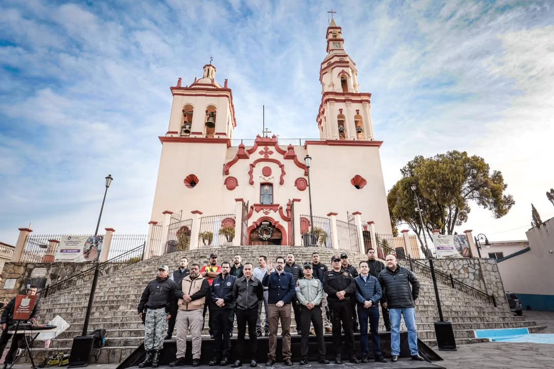 Operativo vial Navidad Segura en Santiago Nuevo León.