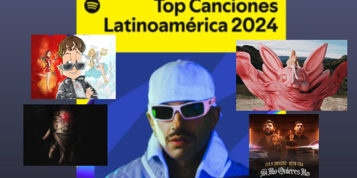 Spotify Wrapped 2024: canciones más escuchadas en Latinoamérica
