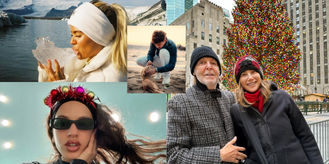 Vacaciones decembrinas de celebridades y famosos