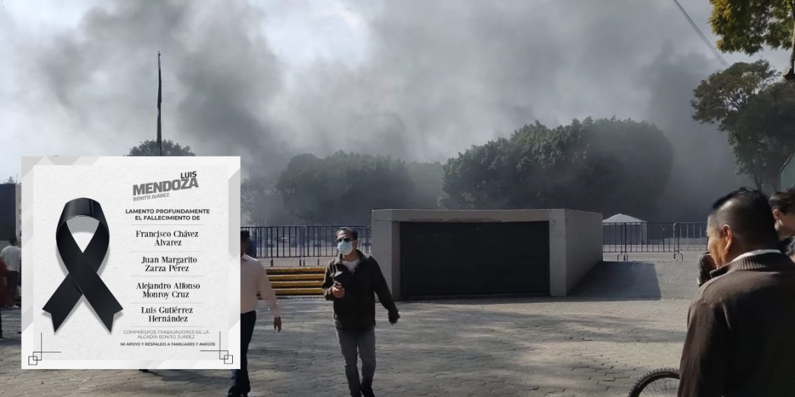 incendio alcaldía Benito Juárez