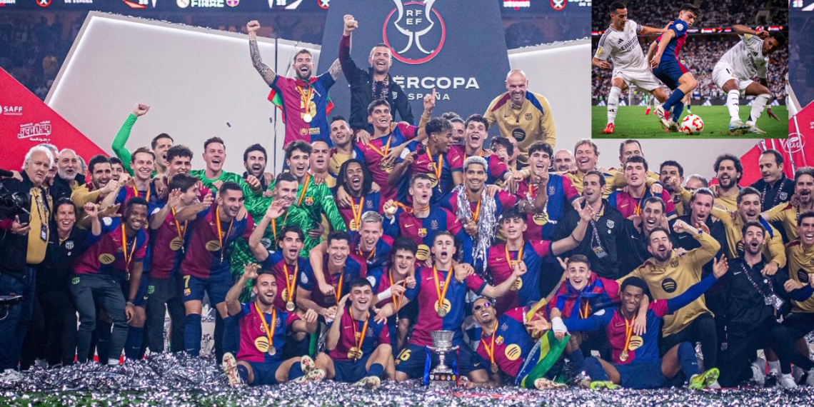 Barcelona vence al Real Madrid y se coronan campeones de la Supercopa de España 2025