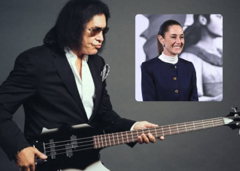 Gene Simmons agradece a la presidenta de México Claudia Sheinbaum por ayuda a California.