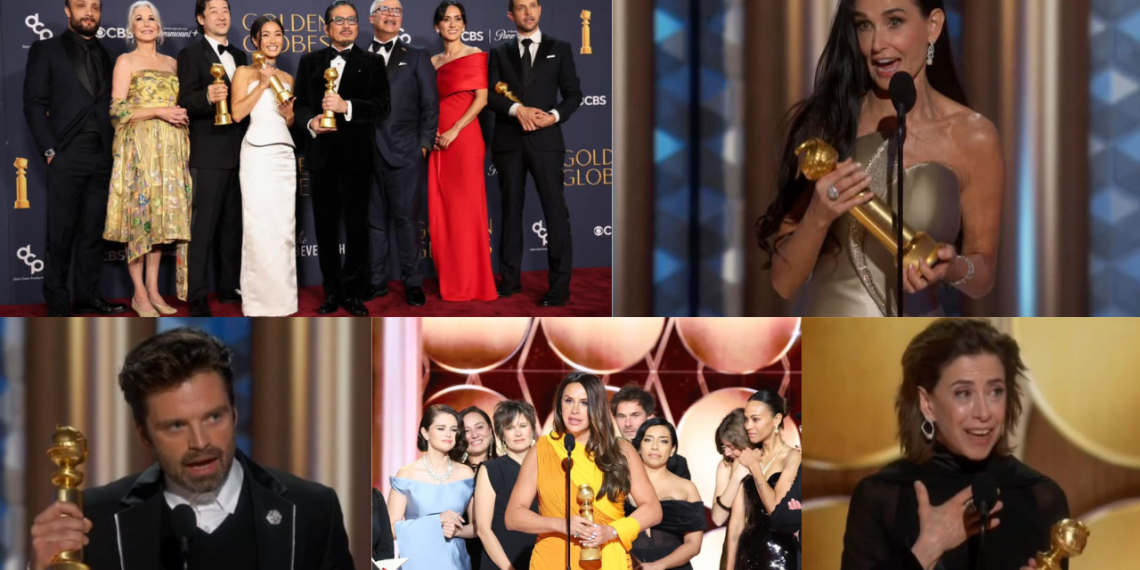 Conoce los ganadores de los Globos de Oro 2025