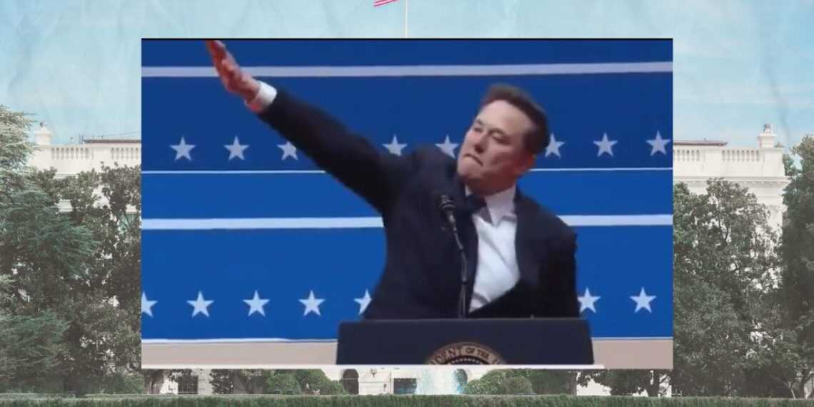 El extraño gesto de Elon Musk