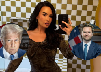Demi Lovato expone aparente fraude de followera en las cuentas potus y vc de Donald Trump y el vicepresidente JD Vance.