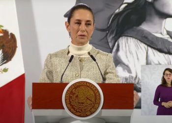 esposados migrantes Claudia Sheinbaum