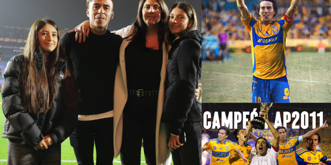 Lucas Lobos es homenajeado por Tigres