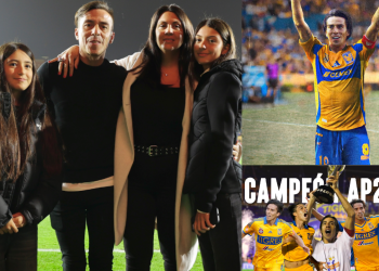 Lucas Lobos es homenajeado por Tigres