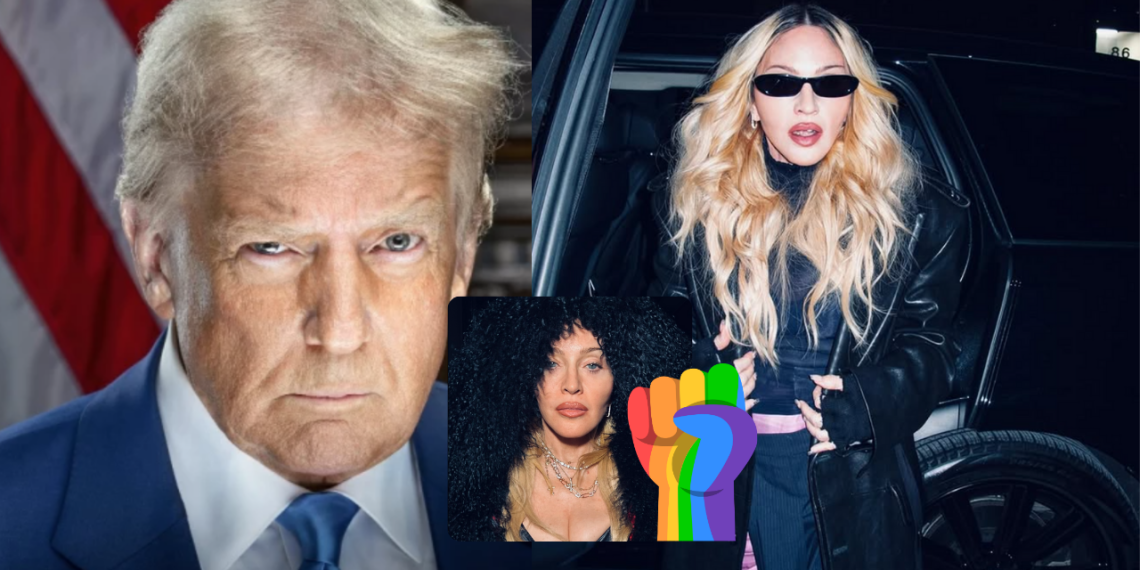 Madonna arremete contra decretos de Donald Trump.