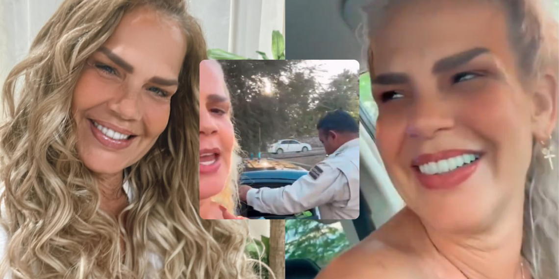 Niurka Marcos expone a oficial de tránsito y usuarios la critican.