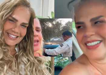 Niurka Marcos expone a oficial de tránsito y usuarios la critican.