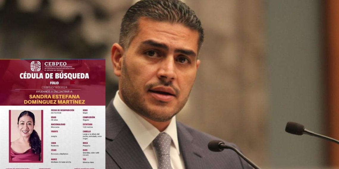 Omar García Harfuch Sandra Domínguez