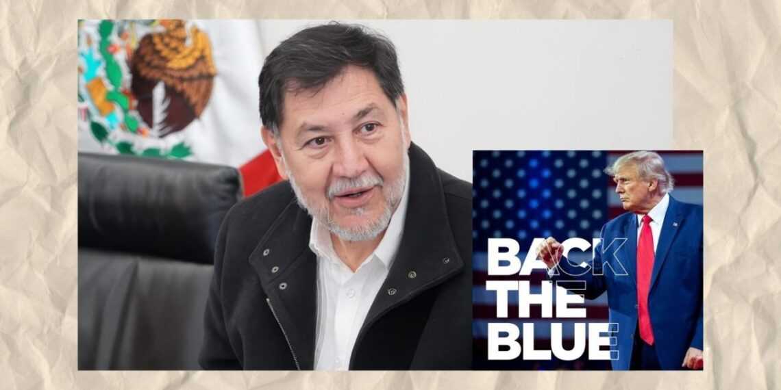 Fernández Noroña responde a Trump: El Golfo de México se ha llamado así por siglos