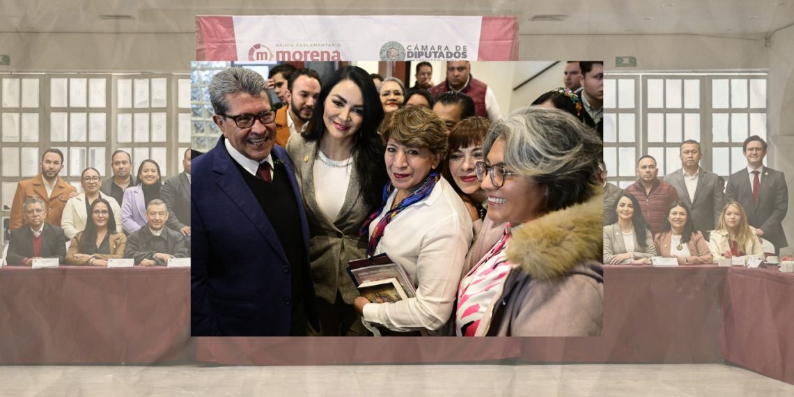 Delfina Gómez destaca al Edomex en reunión con diputados federales