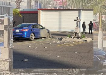 Detonación en el memorial del hijo de "El Chapo" en Culiacán