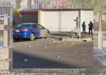 Detonación en el memorial del hijo de "El Chapo" en Culiacán