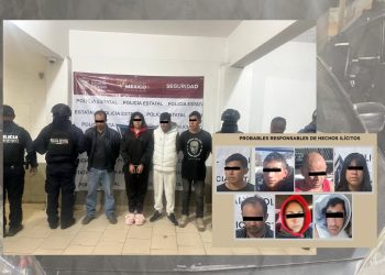Detienen a nueve presuntos de un grupo criminal en el Edomex