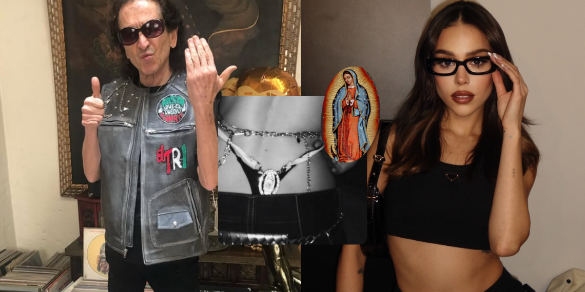 Alex Lora arremete contra Danna por usar ropa interior con imagen de la Virgen de Guadalupe.