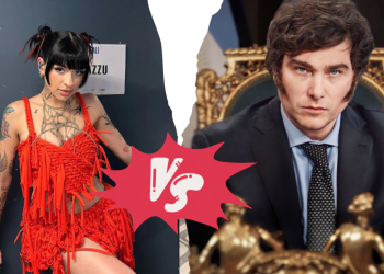 Cazzu critica en redes sociales a Javier Milei y lo llama misógino.