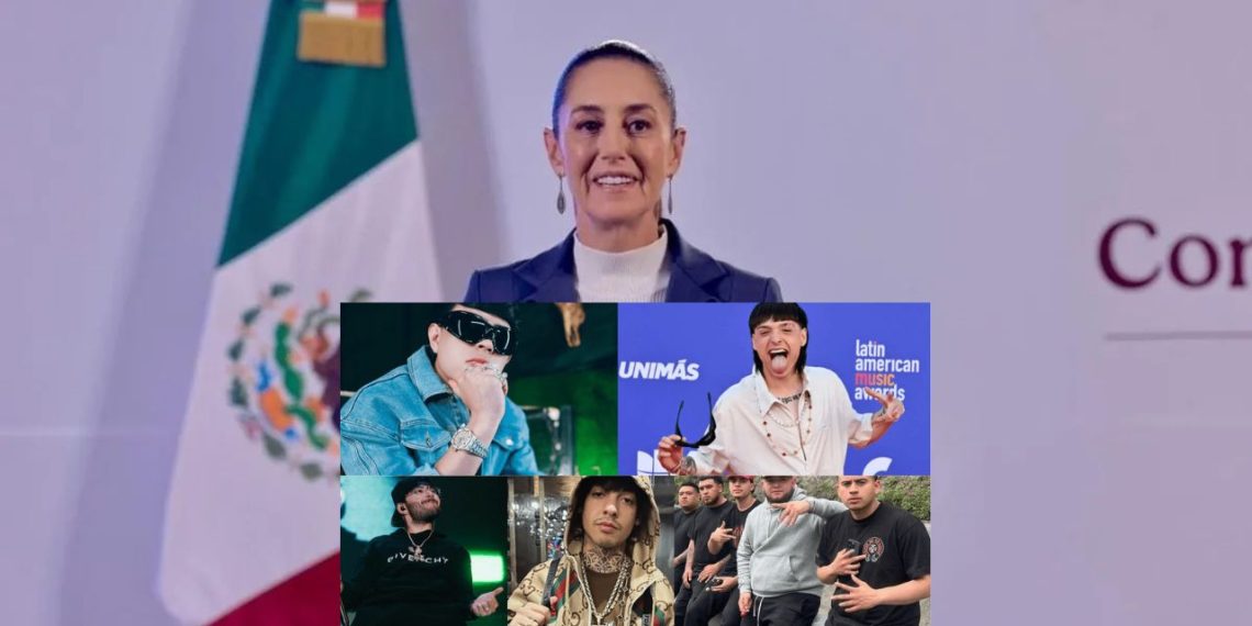 claudia sheinbaum corridos tumbados