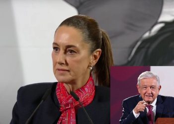 claudia sheinbaum y López Obrador