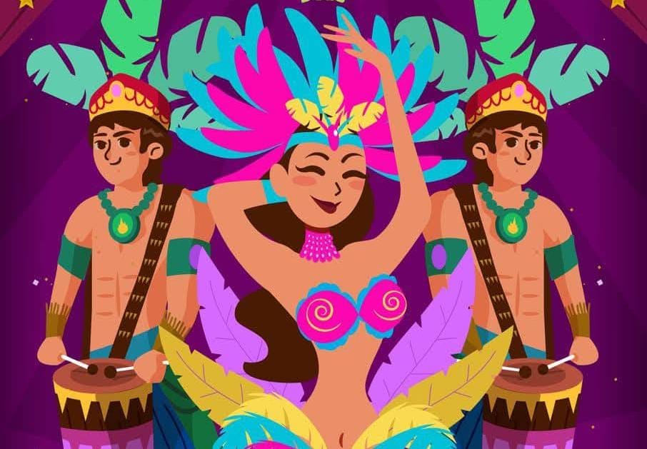 Concurso de batucadas y comparsas en Carnaval Carmen 2025.