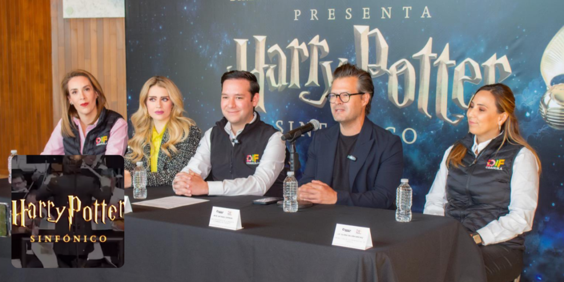 Gobierno de Coahuila junto a DIF Coahuila anuncian Harry Potter Sinfónico con causa.