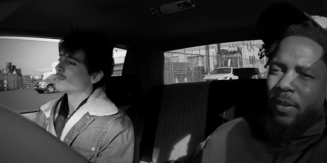 La entrevista de Timothée Chalamet a Kendrick Lamar previo al Super Bowl LIX.