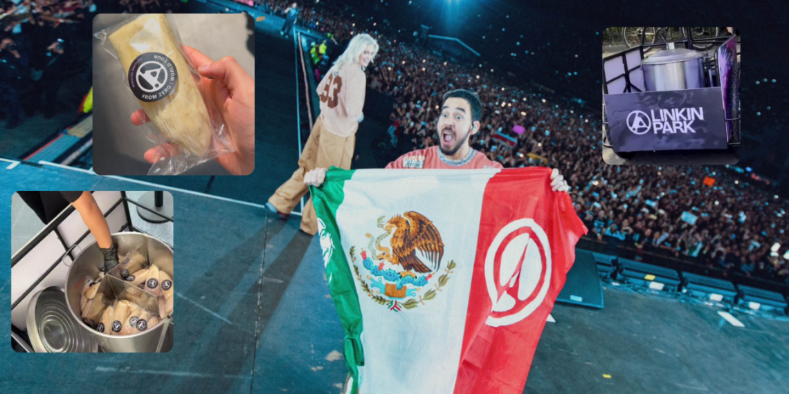 Linkin Parl regalará tamales en Monterrey antes de su concierto
